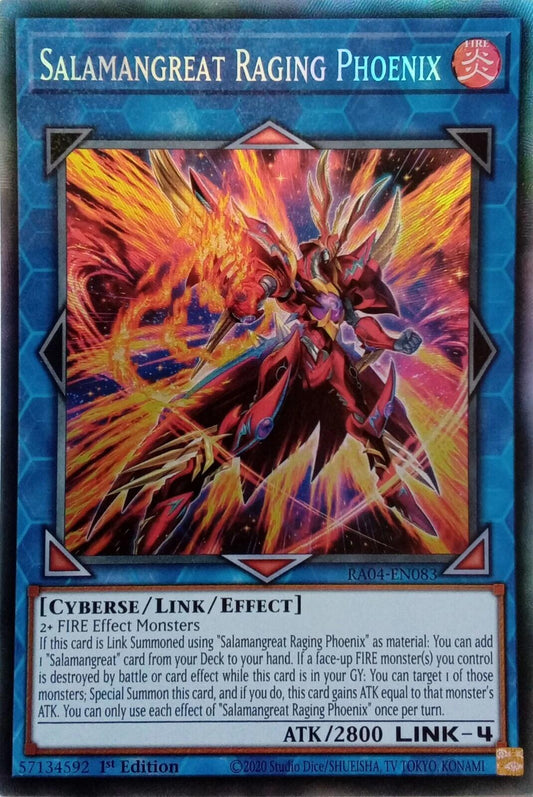 Salamangreat Raging Phoenix [RA04-EN083] Collector's Rare