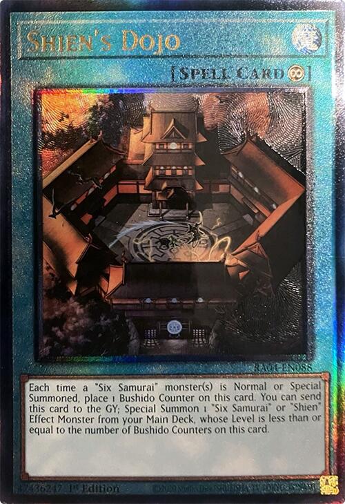 Shien's Dojo [RA04-EN088] Ultimate Rare