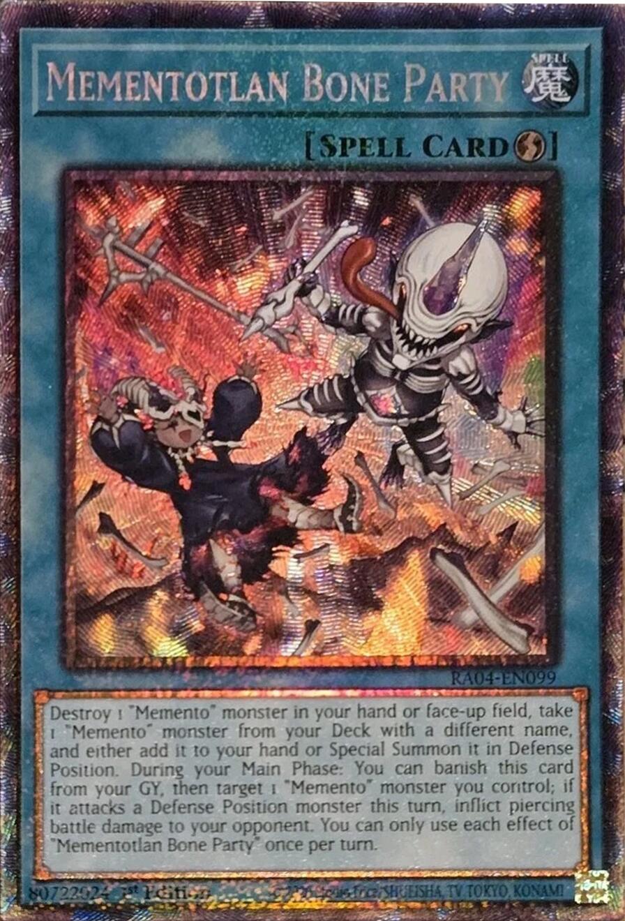 Mementotlan Bone Party [RA04-EN099] Collector's Rare