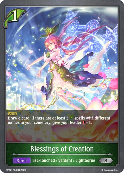 Blessings of Creation - P04EN (Foil) (BP09-P04EN) [Duet of Dawn and Dusk]