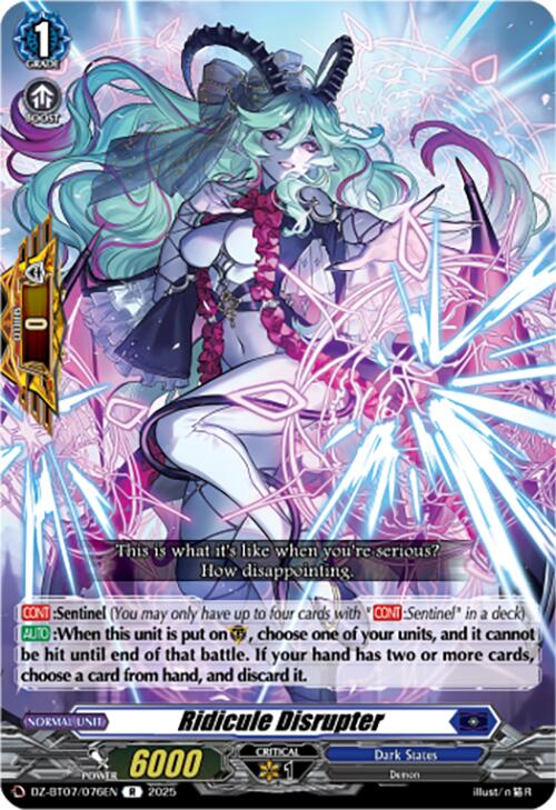 Ridicule Disrupter (DZ-BT07/076EN) [DZ-BT07: Moon Fangs & Cerulean Blaze]
