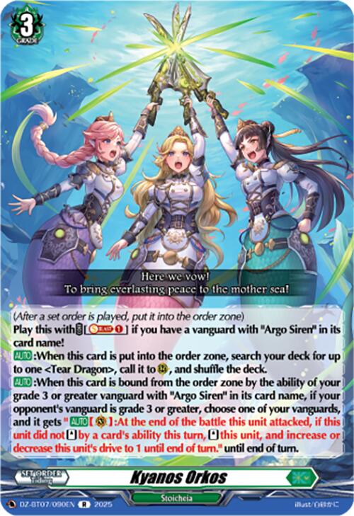 Kyanos Orkos (DZ-BT07/090EN) [DZ-BT07: Moon Fangs & Cerulean Blaze]