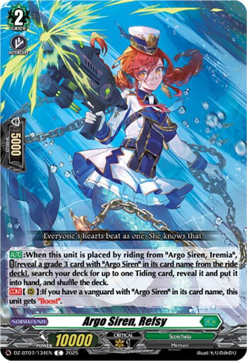 Argo Siren, Refsy (DZ-BT07/134EN) [DZ-BT07: Moon Fangs & Cerulean Blaze]