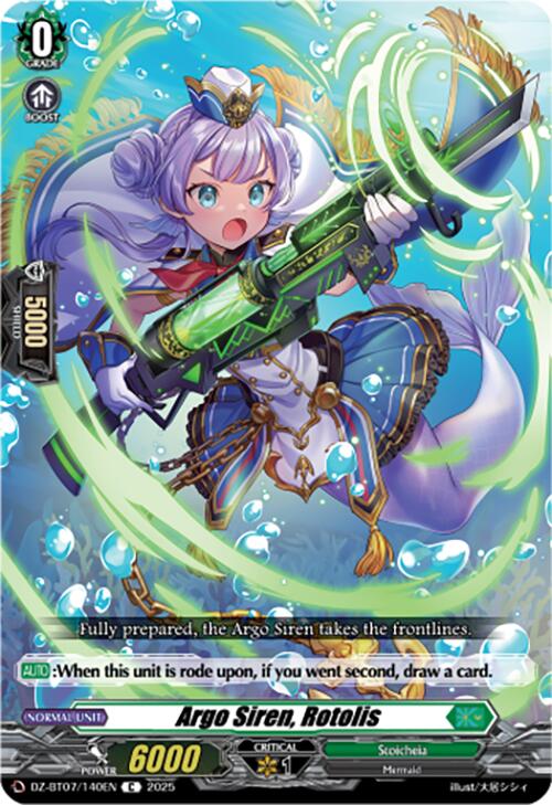 Argo Siren, Rotolis (DZ-BT07/140EN) [DZ-BT07: Moon Fangs & Cerulean Blaze]