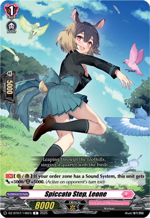 Spiccato Step, Leone (DZ-BT07/146EN) [Moon Fangs & Cerulean Blaze]