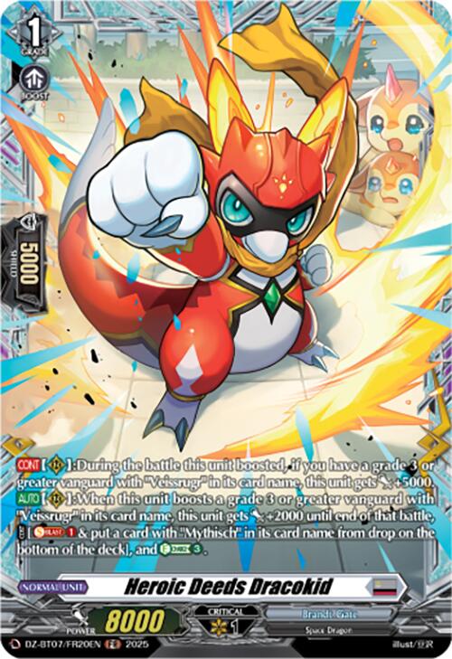 Heroic Deeds Dracokid (DZ-BT07/FR20EN) [Moon Fangs & Cerulean Blaze]