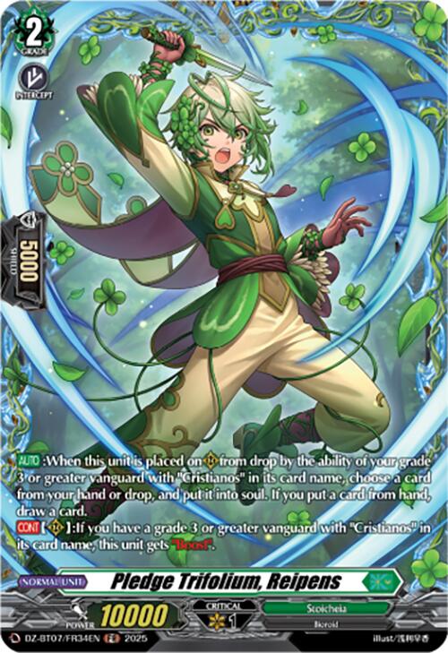 Pledge Trifolium, Reipens (DZ-BT07/FR34EN) [DZ-BT07: Moon Fangs & Cerulean Blaze]