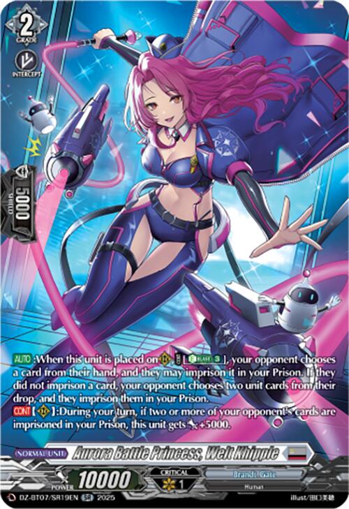 Aurora Battle Princess, Welt Khipple (DZ-BT07/SR19EN) [Moon Fangs & Cerulean Blaze]