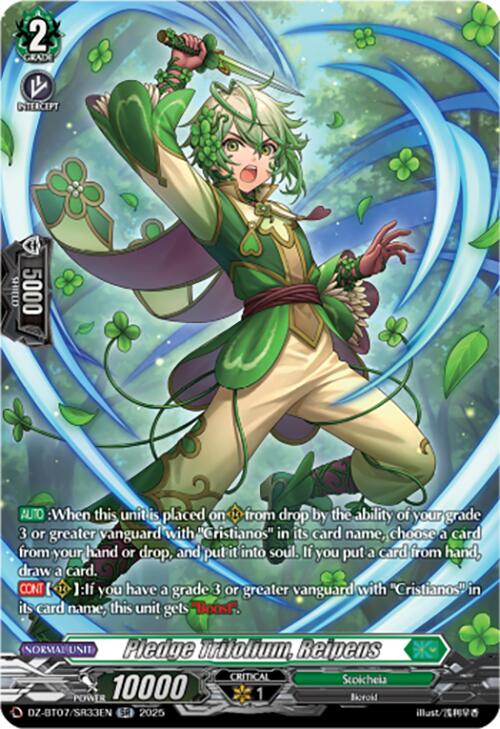 Pledge Trifolium, Reipens (DZ-BT07/SR33EN) [DZ-BT07: Moon Fangs & Cerulean Blaze]