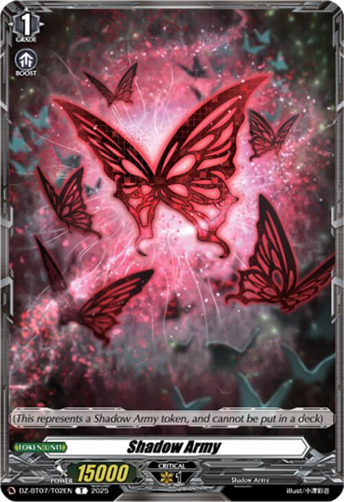Shadow Army (DZ-BT07/T02EN) [DZ-BT07: Moon Fangs & Cerulean Blaze]