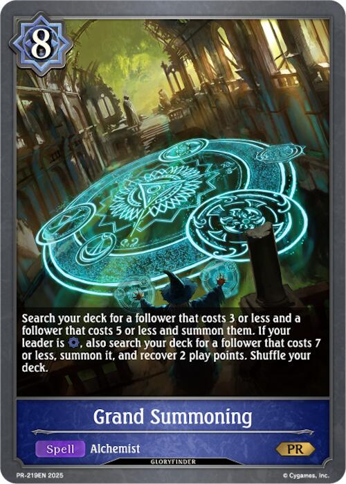 Grand Summoning (PR-219EN) [Promotional Cards]
