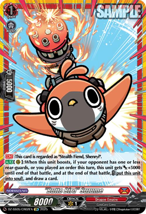 "Butto Bird" Suzume (DZ-SS05/CR02EN) [CoroCoro Start Deck Pack]