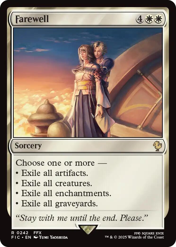 Farewell (Surge Foil) [FINAL FANTASY Commander]