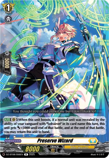 Preserve Wizard (DZ-BT08/056EN) [Knights 0f Rebirth]