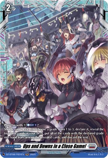 Ups and Downs in a Close Game! (DZ-BT08/FR24EN) [Knights 0f Rebirth]