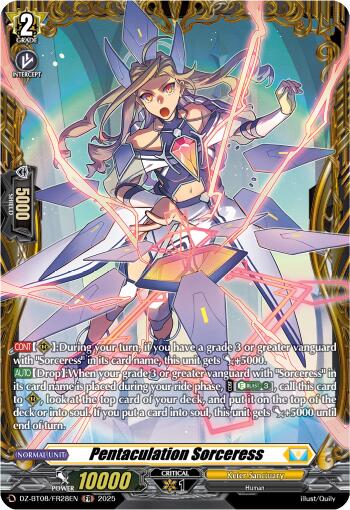 Pentaculation Sorceress (DZ-BT08/FR28EN) [Knights 0f Rebirth]