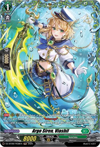 Argo Siren, Viashil (FR) (DZ-BT08/FR38EN) [Knights 0f Rebirth]