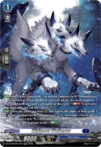 Whiteout Wolfberus (DZ-BT08/SR14EN) [Knights 0f Rebirth]