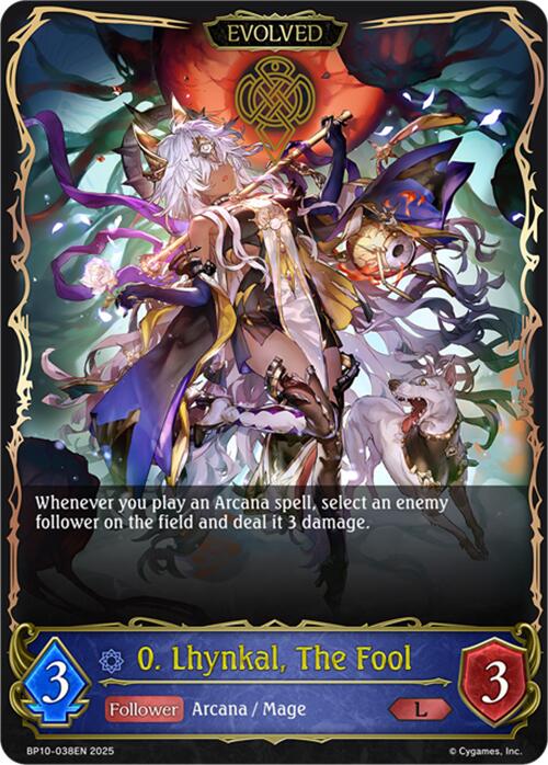 0. Lhynkal, The Fool (Evolved) (BP10-038EN) [Gods of the Arcana]