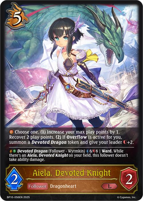 Aiela, Devoted Knight (BP10-056EN) [Gods of the Arcana]