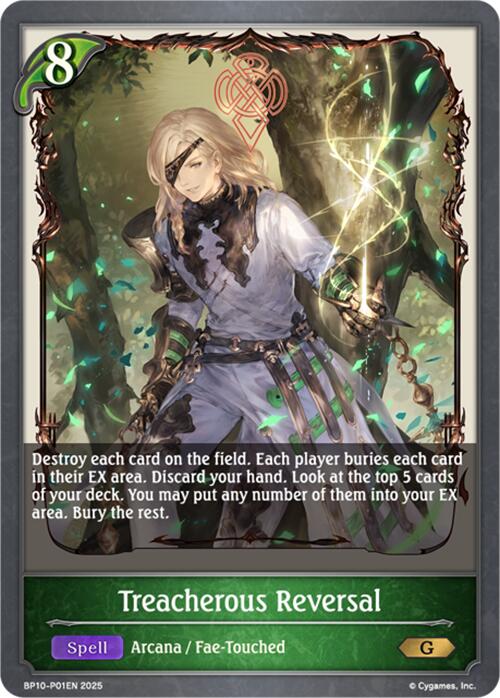 Treacherous Reversal - P01 (Foil) (BP10-P01EN) [Gods of the Arcana]