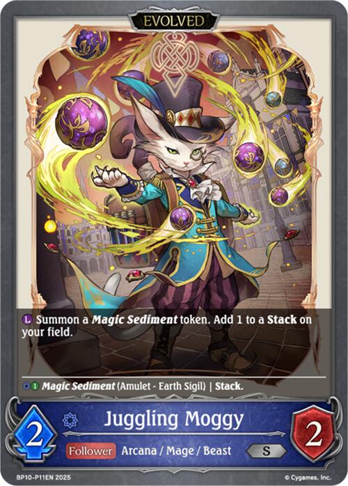 Juggling Moggy (Evolved) - P11 (Foil) (BP10-P11EN) [Gods of the Arcana]