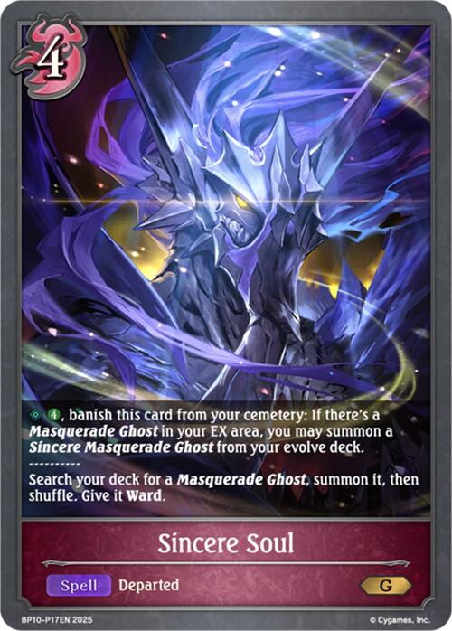 Sincere Soul - P17 (Foil) (BP10-P17EN) [Gods of the Arcana]