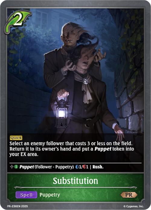 Substitution (PR-236EN) [Promotional Cards]