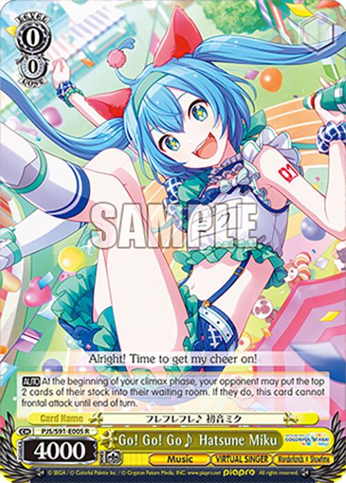 Go! Go! Go~ Hatsune Miku (PJS/S91-E005 R) [HATSUNE MIKU: COLORFUL STAGE!]