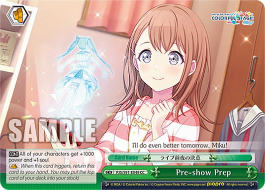 Pre-show Prep (PJS/S91-E049 CC) [HATSUNE MIKU: COLORFUL STAGE!]