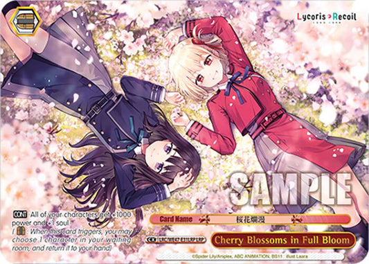 Cherry Blossoms in Full Bloom (LRC-WE47-E31LRP LRP) [Lycoris Recoil Premium Booster]