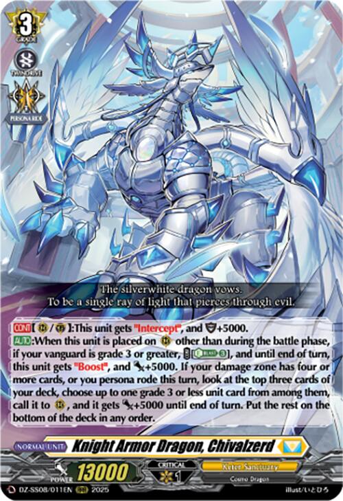 Knight Armor Dragon, Chivalzerd (RRR) (DZ-SS08/011EN) [Festival Booster 2025]