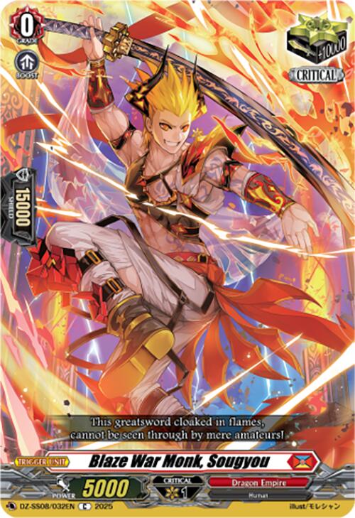 Blaze War Monk, Sougyou (DZ-SS08/032EN) [Festival Booster 2025]
