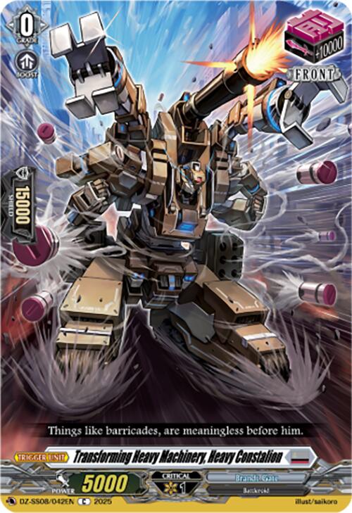 Transforming Heavy Machinery, Heavy Constalion (DZ-SS08/042EN) [Festival Booster 2025]