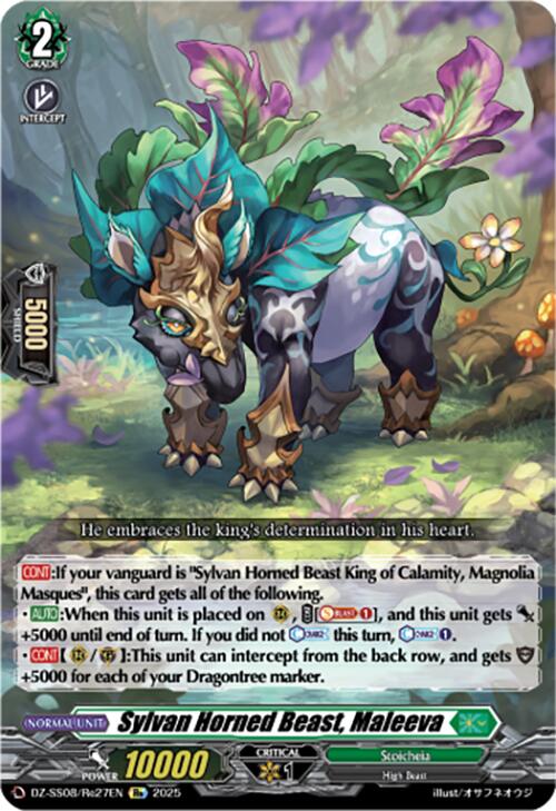 Sylvan Horned Beast, Maleeva (DZ-SS08/Re27EN) [Festival Booster 2025]