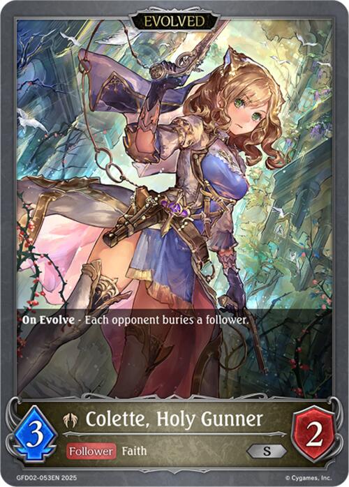 Colette, Holy Gunner (Evolved) (GFD02-053EN) [Treacherous Ambitions]