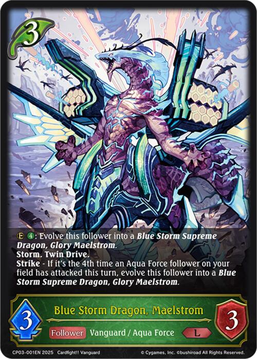 Blue Storm Dragon, Maelstrom (CP03-001EN) [CP03: Cardfight!! Vanguard]