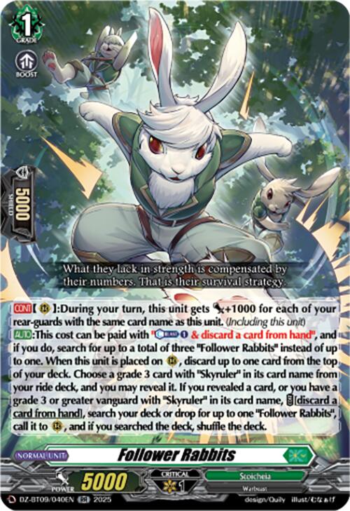 Follower Rabbits (DZ-BT09/040EN) [Super Brave Detonation]