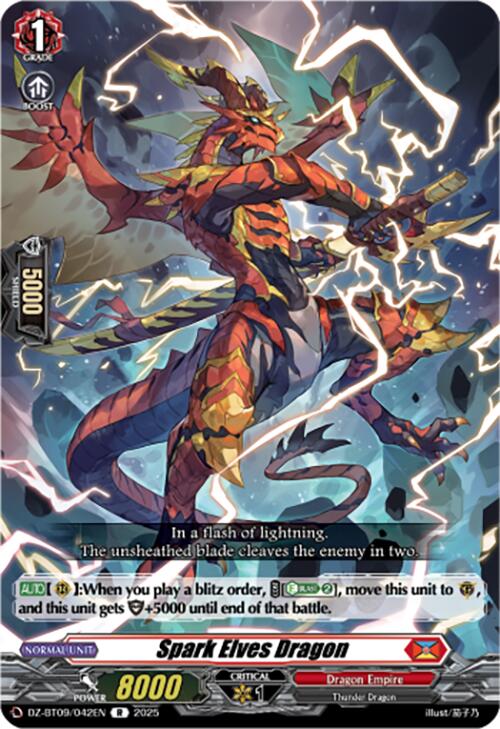 Spark Elves Dragon (DZ-BT09/042EN) [Super Brave Detonation]