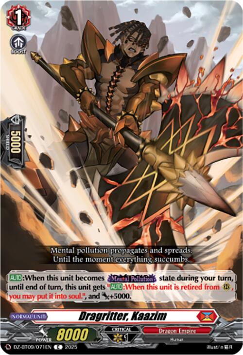 Dragritter, Kaazim (DZ-BT09/071EN) [DZ-BT09: Super Brave Detonation]