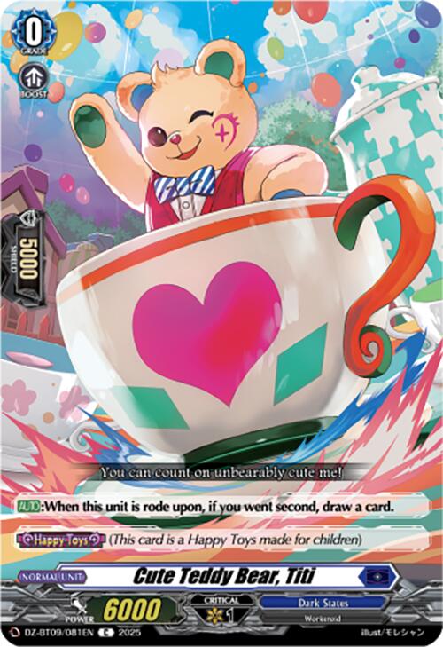 Cute Teddy Bear, Titi (DZ-BT09/081EN) [DZ-BT09: Super Brave Detonation]