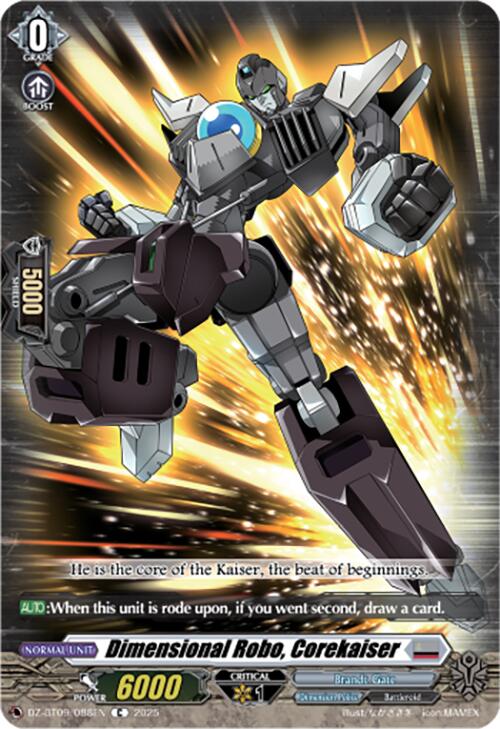 Dimensional Robo, Corekaiser (DZ-BT09/088EN) [Super Brave Detonation]