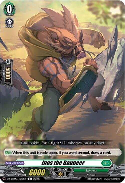 Inos the Bouncer (DZ-BT09/105EN) [Super Brave Detonation]