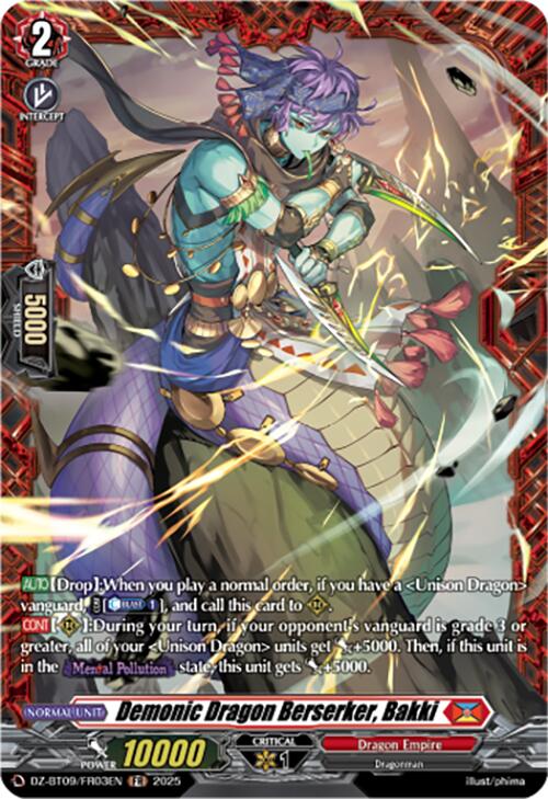 Demonic Dragon Berserker, Bakki (DZ-BT09/FR03EN) [Super Brave Detonation]
