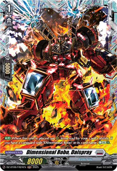 Dimensional Robo, Daispray (DZ-BT09/FR24EN) [Super Brave Detonation]