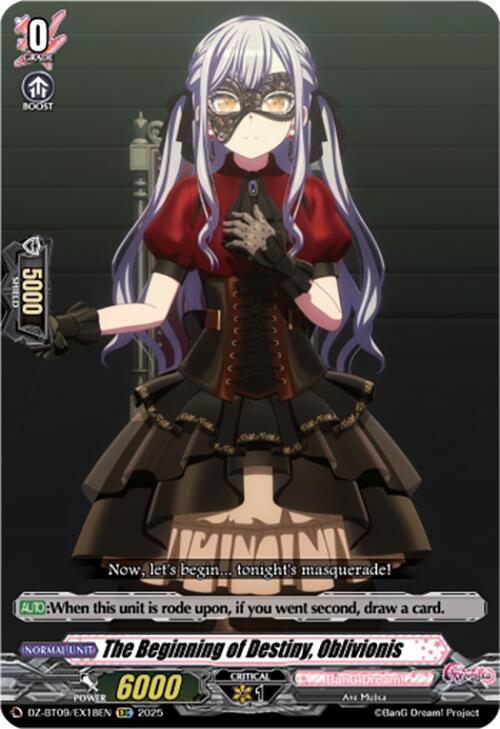 The Beginning of Destiny, Oblivionis (EXC) (DZ-BT09/EX18EN) [Super Brave Detonation]