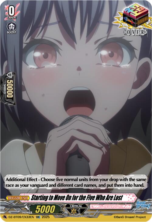 Starting to Move On for the Five Who Are Lost (EXC) (DZ-BT09/EX33EN) [Super Brave Detonation]
