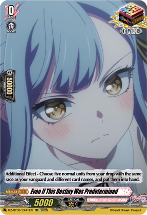 Even If This Destiny Was Predetermined (EXC) (DZ-BT09/EX41EN) [Super Brave Detonation]