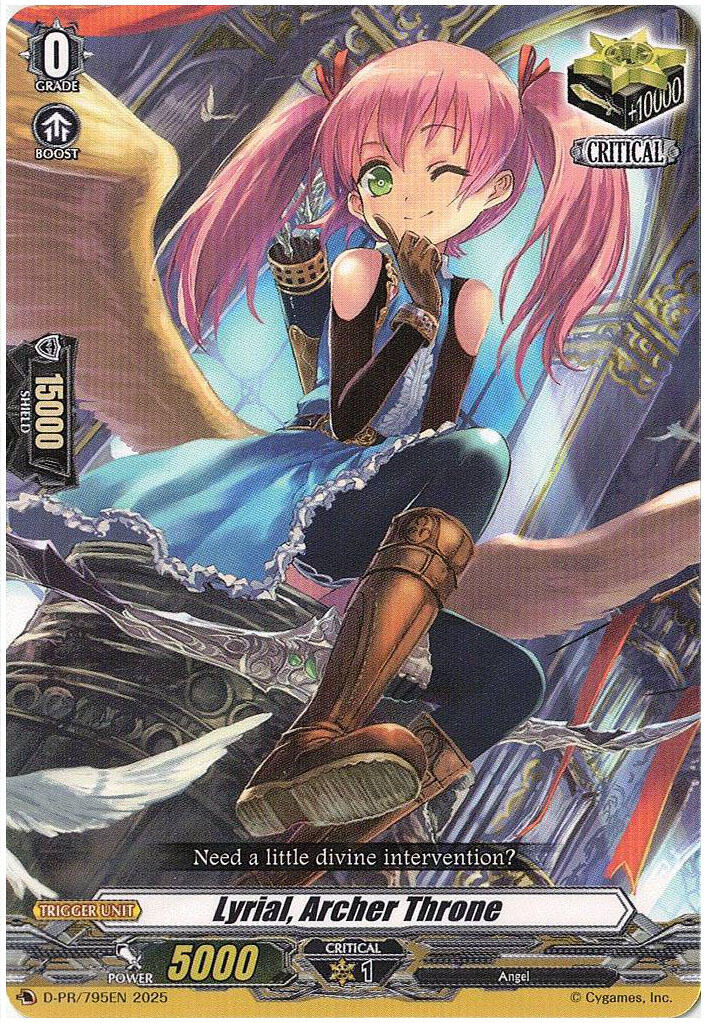 Lyrial, Archer Throne (D-PR/795EN) [D Promo Cards]
