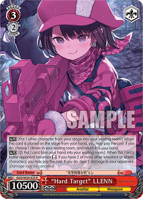 "Hard Target" LLENN (GGO/SE50-E25 R) [SAO Alternative–Gun Gale Online–2 Premium Booster]